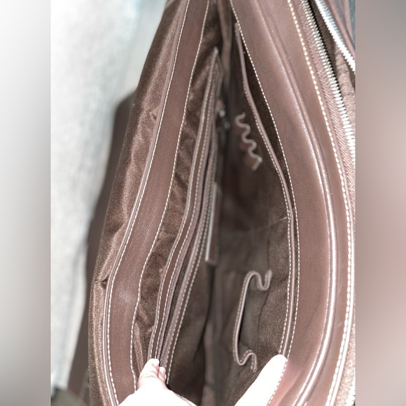 Men’s Coach Dark Brown Brief Case Never Used - Picture 14 of 14